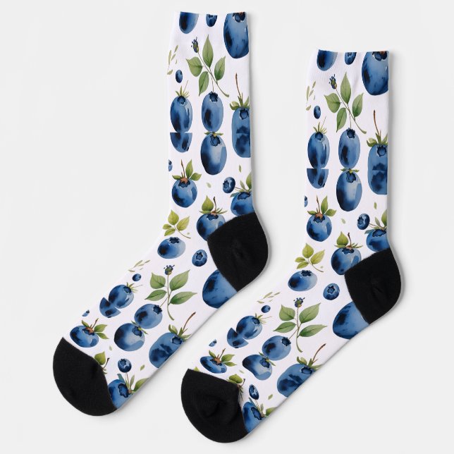 Chaussette Chaussettes bleuets (Gauche)