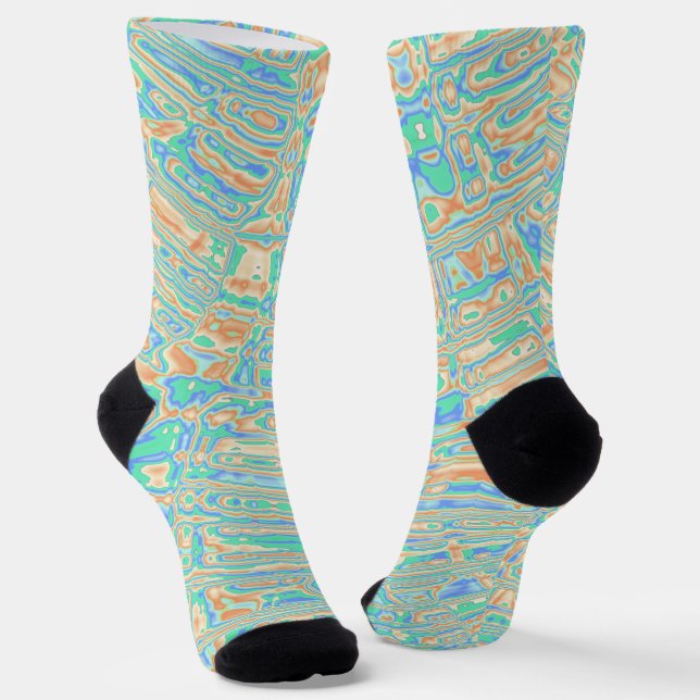 Chaussette Chaussettes Blobs colorées (Angulaire)