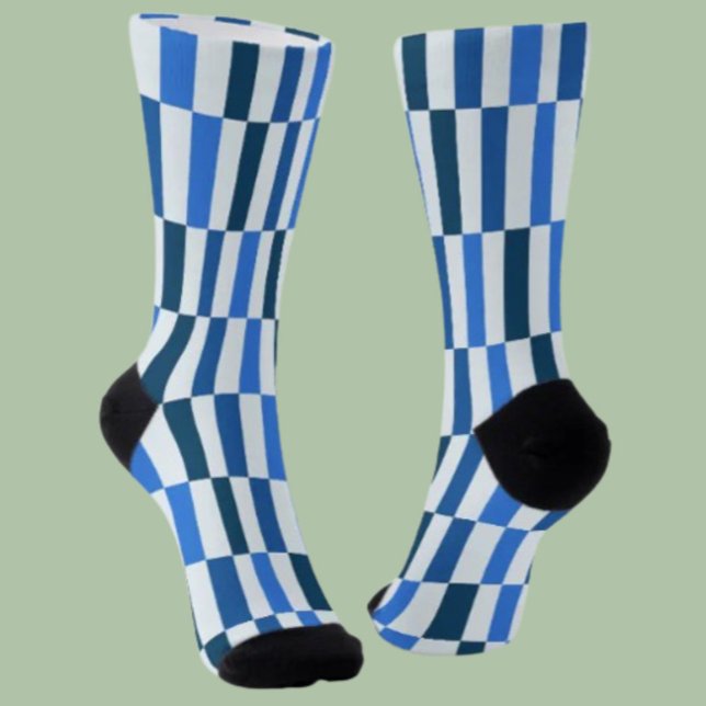 Chaussette Chaussettes Blue Line Flow Crew (Créateur téléchargé)