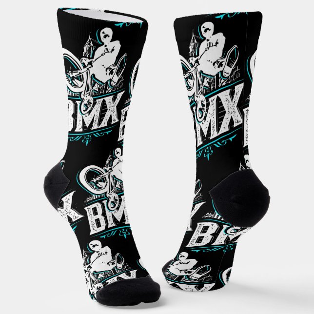 Chaussette Chaussettes Bmx Rétro - Chaussettes Bmx Vieux Écol (Angulaire)