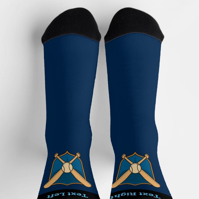 Chaussette Chaussettes Bouclier De Baseball (Haut)