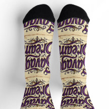 Chaussettes brillantes Art motivationnel 0043985