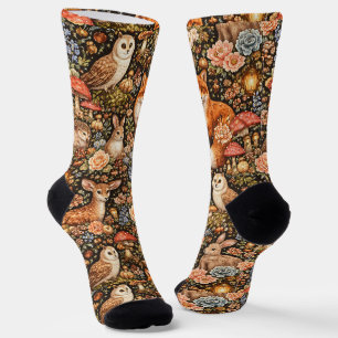 Chaussette Chaussettes brillantes motifs sans couture élaboré