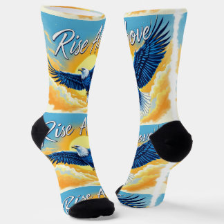Chaussette Chaussettes Brillantes RANDOPIX Eagle Rise Above 0