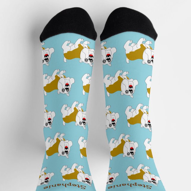 Chaussette Chaussettes British Bulldog Design (Haut)