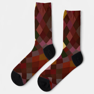 Chaussette Chaussettes Brown Pixelées
