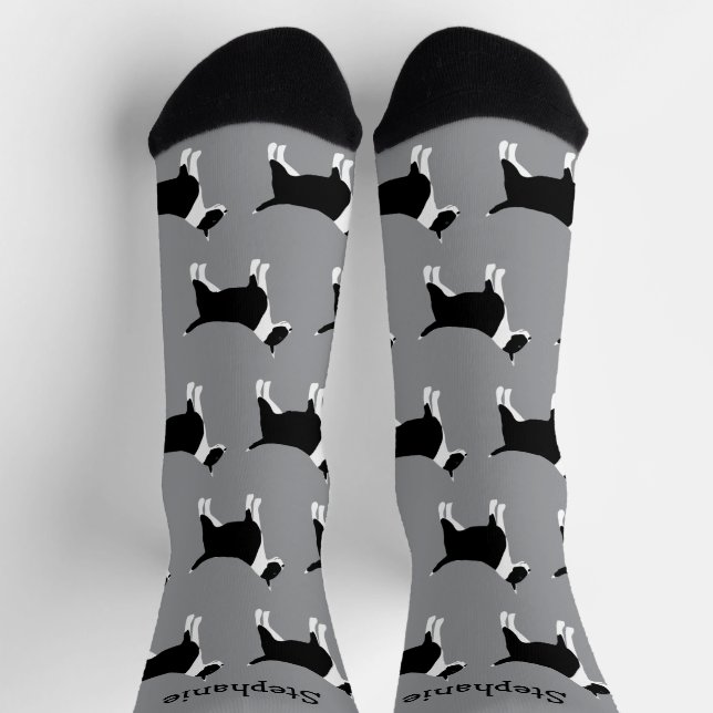 Chaussette Chaussettes Bull Terrier Chien Design (Haut)