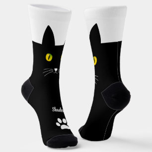 Chaussette Chaussettes Cadeau de Chat Noir Mignon pour les Am