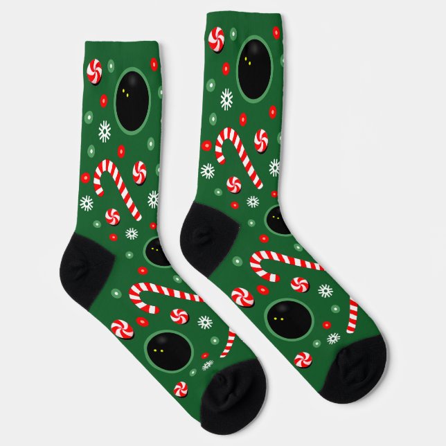Chaussette Chaussettes Cadeau de Noël de Squash (Droite)