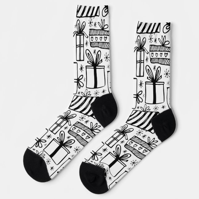 Chaussette Chaussettes cadeaux de Noël (Gauche)