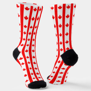 Chaussette Chaussettes Canada, mode patriotique du drapeau ca