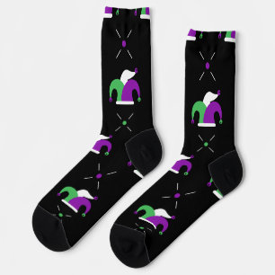 Chaussette Chaussettes Casquettes Mardi Gras Jester