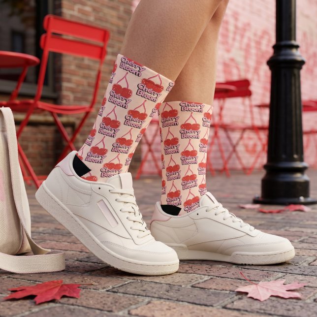 Chaussette Chaussettes Cerisier en Fleurs (Créateur téléchargé)