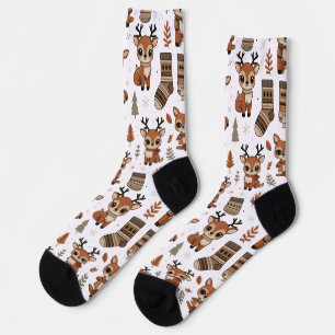 Chaussette Chaussettes Chauffantes aux Cerfs - Conception Mot