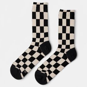 Chaussette Chaussettes Checker de n'importe quelle couleur! H