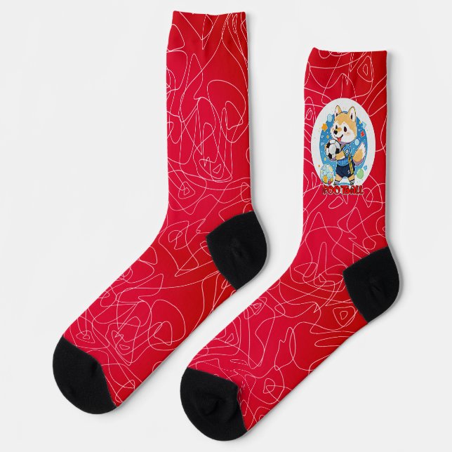 Chaussette Chaussettes coloré soccer américain (Gauche)