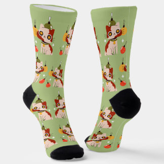 Chaussette Chaussettes Colorées de Chat