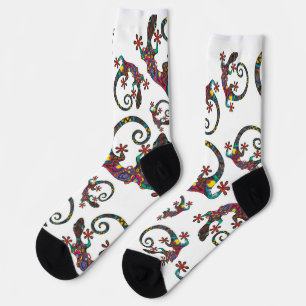 Chaussette Chaussettes colorées Gecko