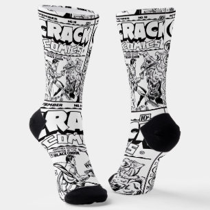 Chaussette Chaussettes Comics CRACK des années 40