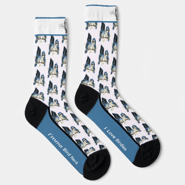 Chaussette Chaussettes Comiques de Geai de Steller (Droite)