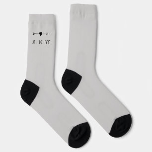 Chaussette Chaussettes commémoratives Gris