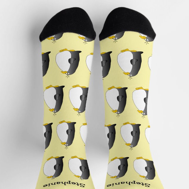 Chaussette Chaussettes conception pingouin (Haut)