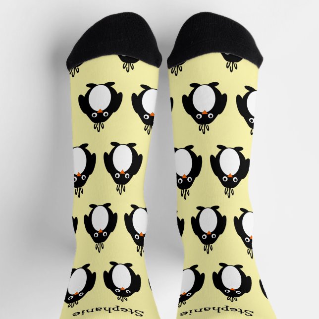 Chaussette Chaussettes conception pingouin (Haut)