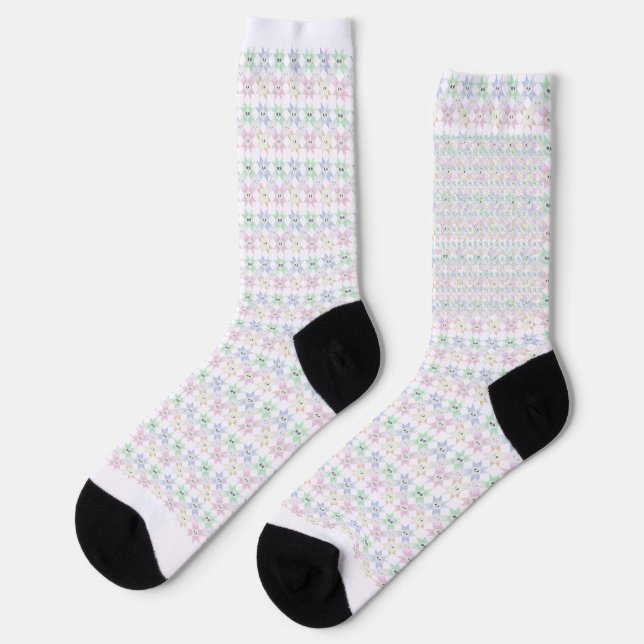 Chaussette Chaussettes couture heureuse (Gauche)
