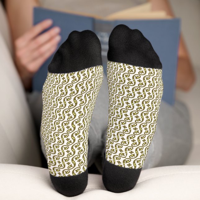 Chaussette Chaussettes Cozy Pattern Crew – Confort Douillet e (Fond)