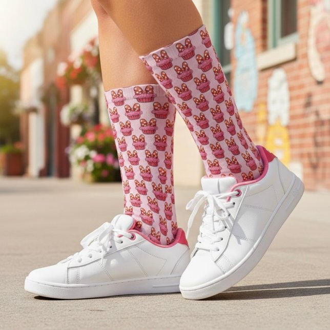 Chaussette Chaussettes Cupcake (Créateur téléchargé)