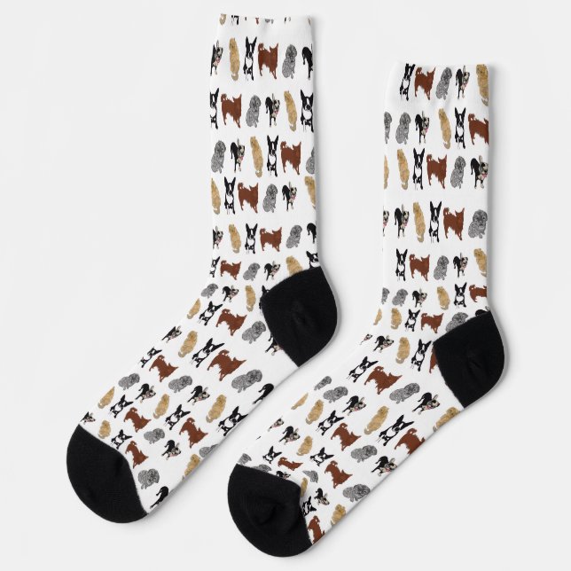 Chaussette Chaussettes Cute Pups Crew (Gauche)