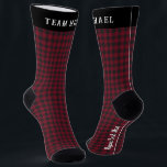 Chaussette Chaussettes d'agrandissement Monogram Buffalo<br><div class="desc">Quand il s'agit du cadeau parfait des groomsmen, il est difficile de battre une paire de chaussettes cool et amusante. Ils vont certainement mettre un coup d'éclat sur son lever. Il y a quelques endroits où un gars peut vraiment devenir créatif sans aller par-dessus bord, mais les chaussettes sont extraordinaires...</div>