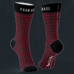Chaussette Chaussettes d'agrandissement Monogram Buffalo<br><div class="desc">Quand il s'agit du cadeau parfait des groomsmen, il est difficile de battre une paire de chaussettes cool et amusante. Ils vont certainement mettre un coup d'éclat sur son lever. Il y a quelques endroits où un gars peut vraiment devenir créatif sans aller par-dessus bord, mais les chaussettes sont extraordinaires...</div>