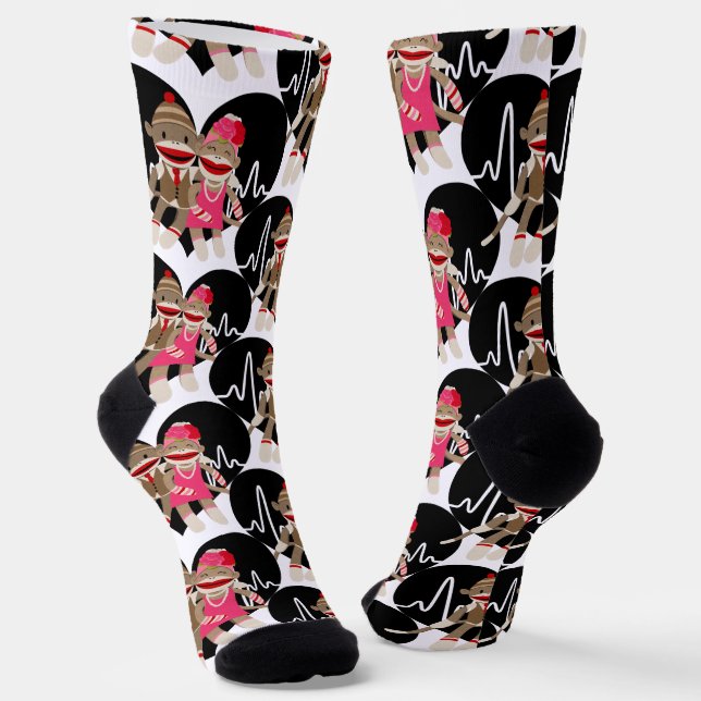 Chaussette Chaussettes d'amour pour singe de soie (Angulaire)