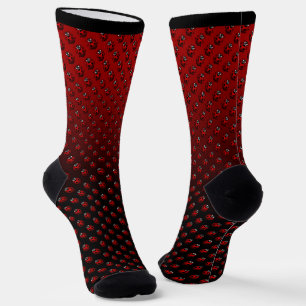 Chaussette Chaussettes d'art coccinelle personnalisées Chauss