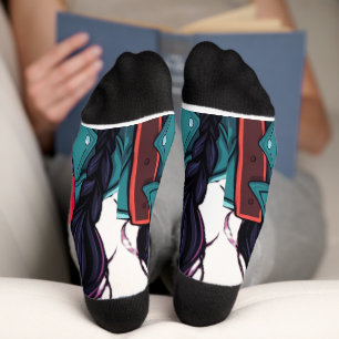 Chaussette Chaussettes d'art de fille d'automne – Cadeau esth