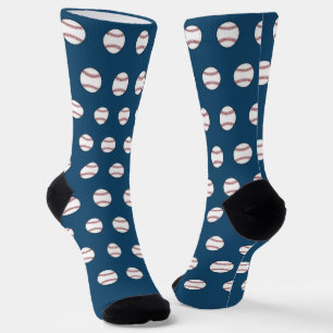 Chaussette Chaussettes de baseball bleu classique