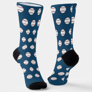 Chaussette Chaussettes de baseball bleu classique