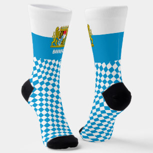 Chaussette Chaussettes de Bavière, drapeau bavarois mode / sp