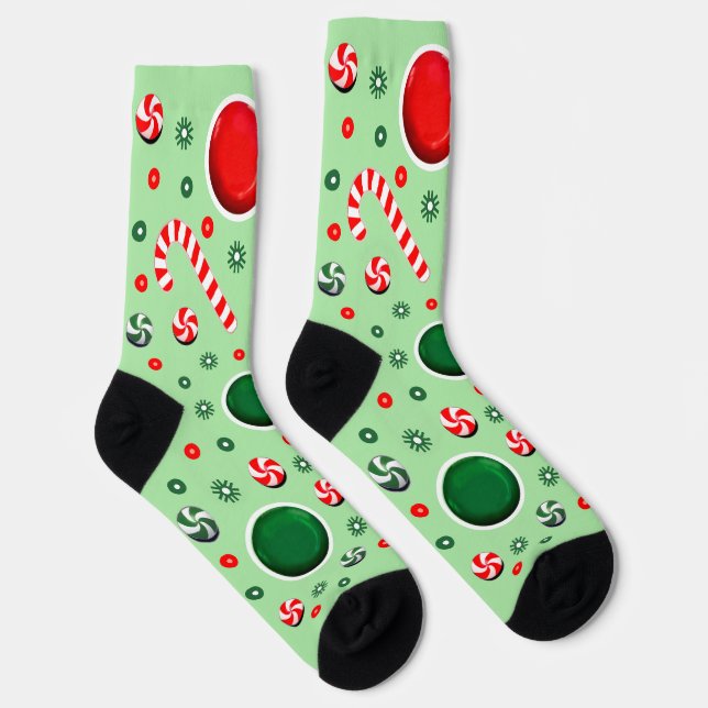 Chaussette Chaussettes de cadeaux de vacances de golf sur dis (Droite)