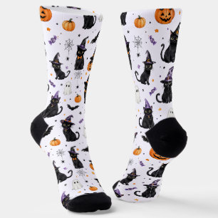 Chaussette Chaussettes de chat mignonnes pour Halloween Cad