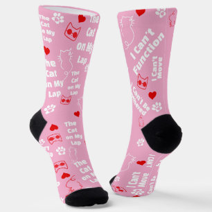 Chaussette Chaussettes de chat personnalisées pour Amoureux d