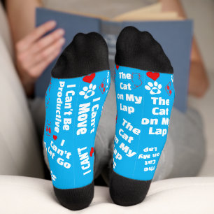Chaussette Chaussettes de chat personnalisées pour les amoure