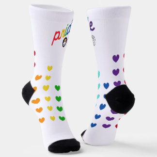 Chaussette Chaussettes de coeur arc-en-ciel | AOSA & AWS