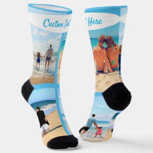 Chaussette Chaussettes de collage de photos personnalisées Vo