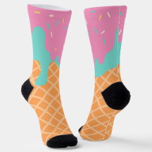 Chaussettes de cône à gaufre à glace séchée