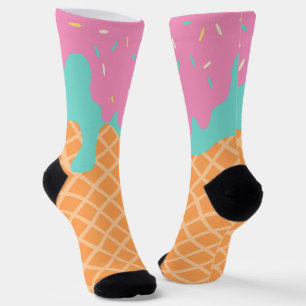 Chaussette Chaussettes de cône à gaufre à glace séchée