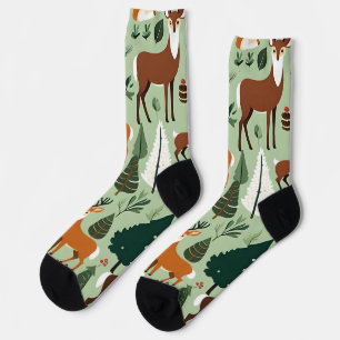 Chaussette chaussettes de créatures de noël
