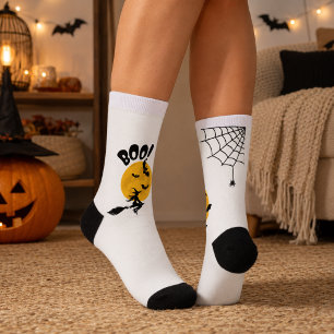 Chaussette Chaussettes de crew Sorcière Hou, Chauves-souris &