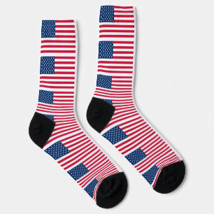 Chaussette Chaussettes de drapeau des États-Unis